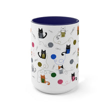 Load image into Gallery viewer, Two-Tone Coffee Mugs, 15oz