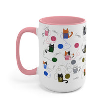 Load image into Gallery viewer, Two-Tone Coffee Mugs, 15oz