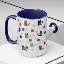 Load image into Gallery viewer, Two-Tone Coffee Mugs, 15oz