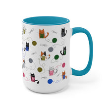 Load image into Gallery viewer, Two-Tone Coffee Mugs, 15oz