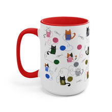 Load image into Gallery viewer, Two-Tone Coffee Mugs, 15oz