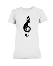 Load image into Gallery viewer, Music Notes Cat T-Shirt