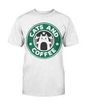 Load image into Gallery viewer, Cat and Coffee T-Shirt