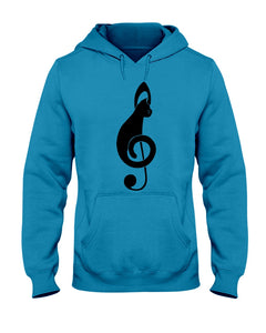 Music Notes Cat T-Shirt