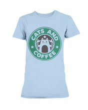 Load image into Gallery viewer, Cat and Coffee T-Shirt