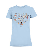 Load image into Gallery viewer, Heart Shaped Cats T-Shirt