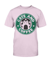 Load image into Gallery viewer, Cat and Coffee T-Shirt