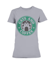 Load image into Gallery viewer, Cat and Coffee T-Shirt