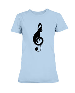 Music Notes Cat T-Shirt