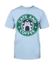 Load image into Gallery viewer, Cat and Coffee T-Shirt