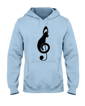 Load image into Gallery viewer, Music Notes Cat T-Shirt