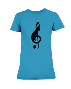 Music Notes Cat T-Shirt