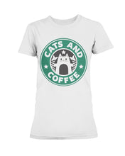 Load image into Gallery viewer, Cat and Coffee T-Shirt