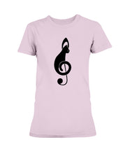 Load image into Gallery viewer, Music Notes Cat T-Shirt