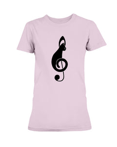 Music Notes Cat T-Shirt