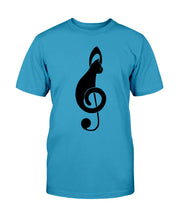 Load image into Gallery viewer, Music Notes Cat T-Shirt