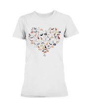 Load image into Gallery viewer, Heart Shaped Cats T-Shirt