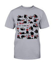 Load image into Gallery viewer, Cat Drink Wine T-Shirt