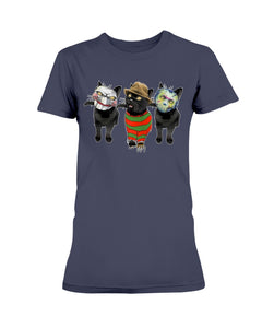 Funny Cat Shirt Parody Horror Movies