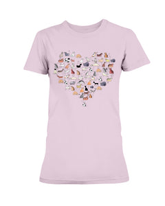 Heart Shaped Cats T-Shirt