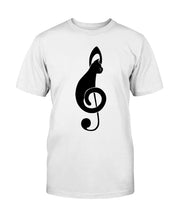 Load image into Gallery viewer, Music Notes Cat T-Shirt