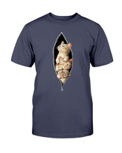 Load image into Gallery viewer, Cats Behind Zipper T-Shirt