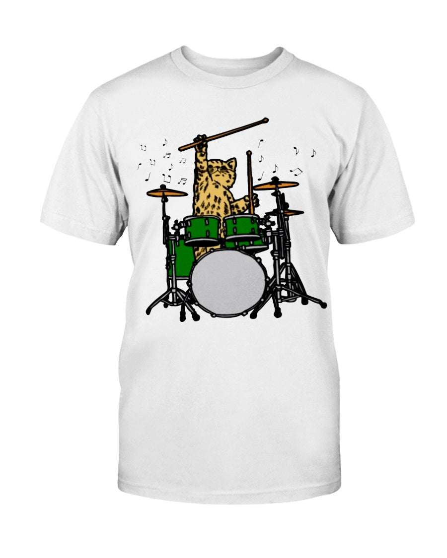 Drumer Cat T-Shirt