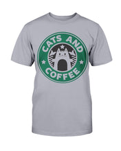 Load image into Gallery viewer, Cat and Coffee T-Shirt